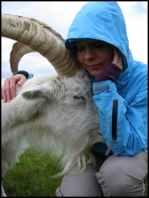 eva and goat